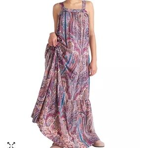Tiered Maxi Dress Flower Print